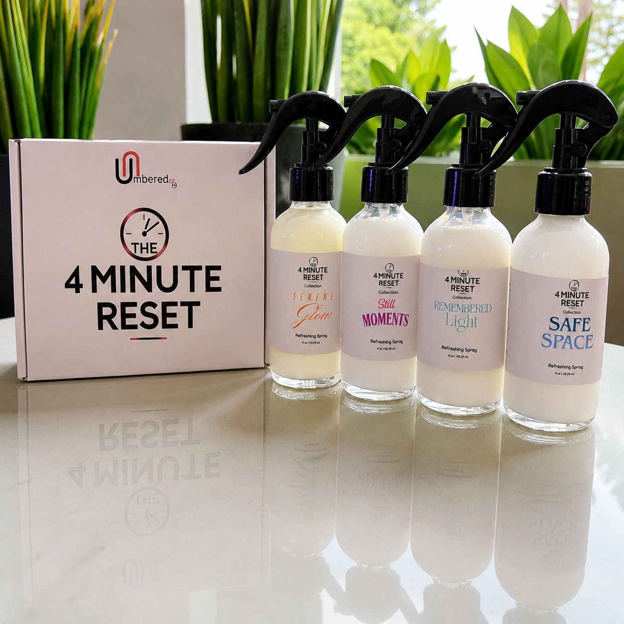 The 4-Minute Reset Spray Collection